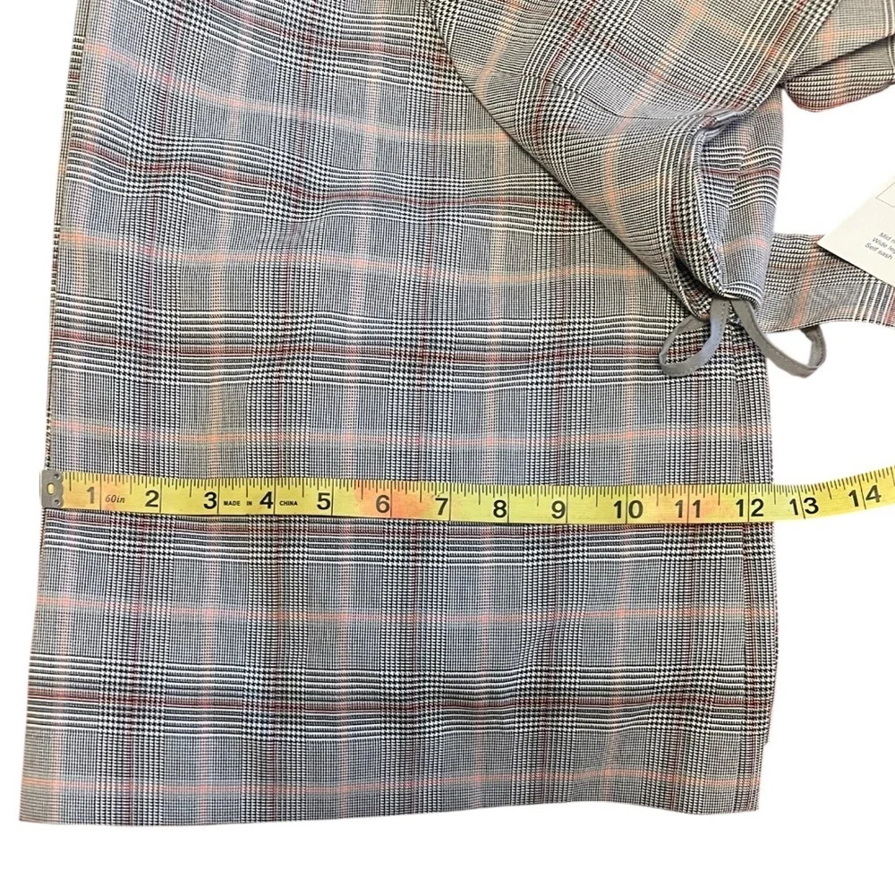 ANTONIO MELANI womens Gray plaid pants - Picture 5 of 7